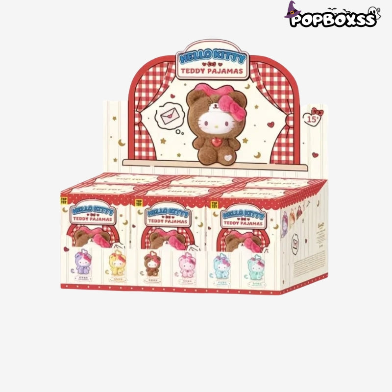 HK Teddy Pajamas Series Plush Dolls 1 SET (6 BOXES)