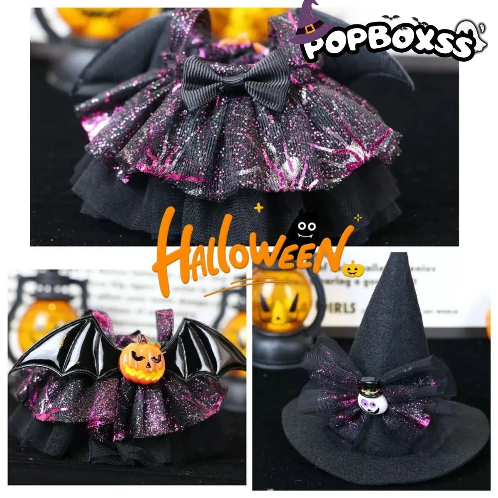 Labubu 1st, 2nd and 3rd generation Halloween series doll clothes (doll not included) - POP BOX