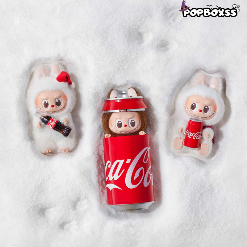 Labubu coca-cola blind box Vinyl Plush Pendant Series Plush Toys