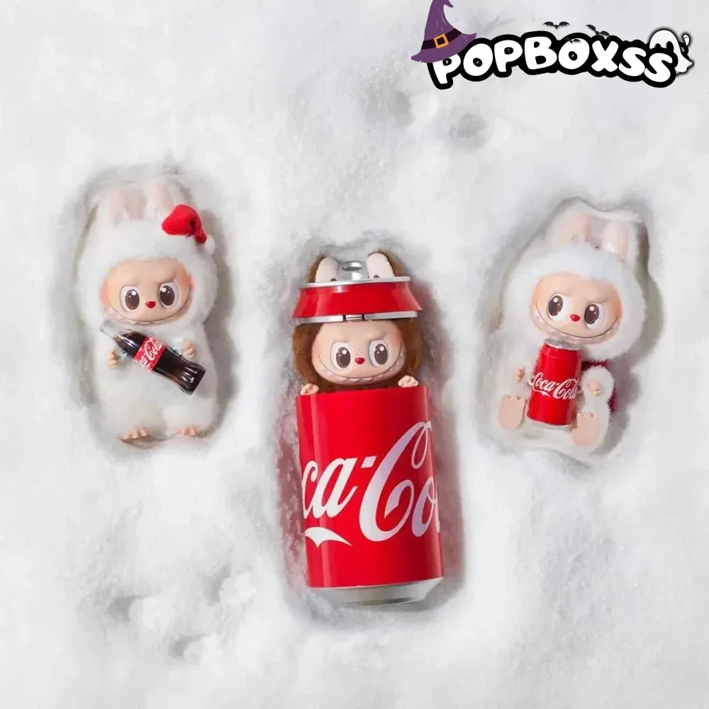 Labubu coca - cola blind box Vinyl Plush Pendant Series - POP BOX