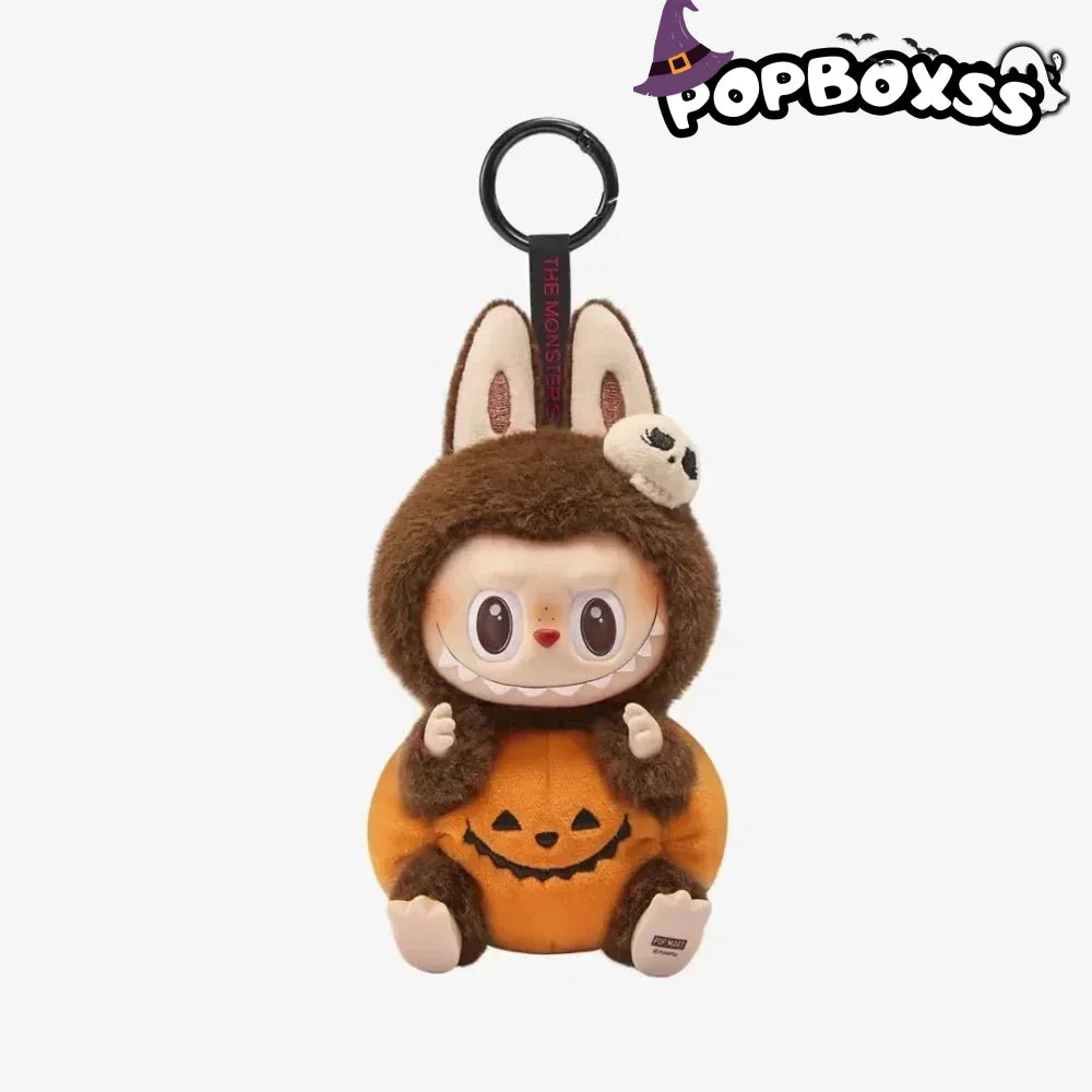 LABUBU Happy Halloween Party Series - Sitting Pumpkin Vinyl Plush Pendant - POP BOX
