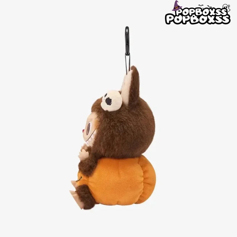 LABUBU Happy Halloween Party Series - Sitting Pumpkin Vinyl Plush Pendant - POP BOX