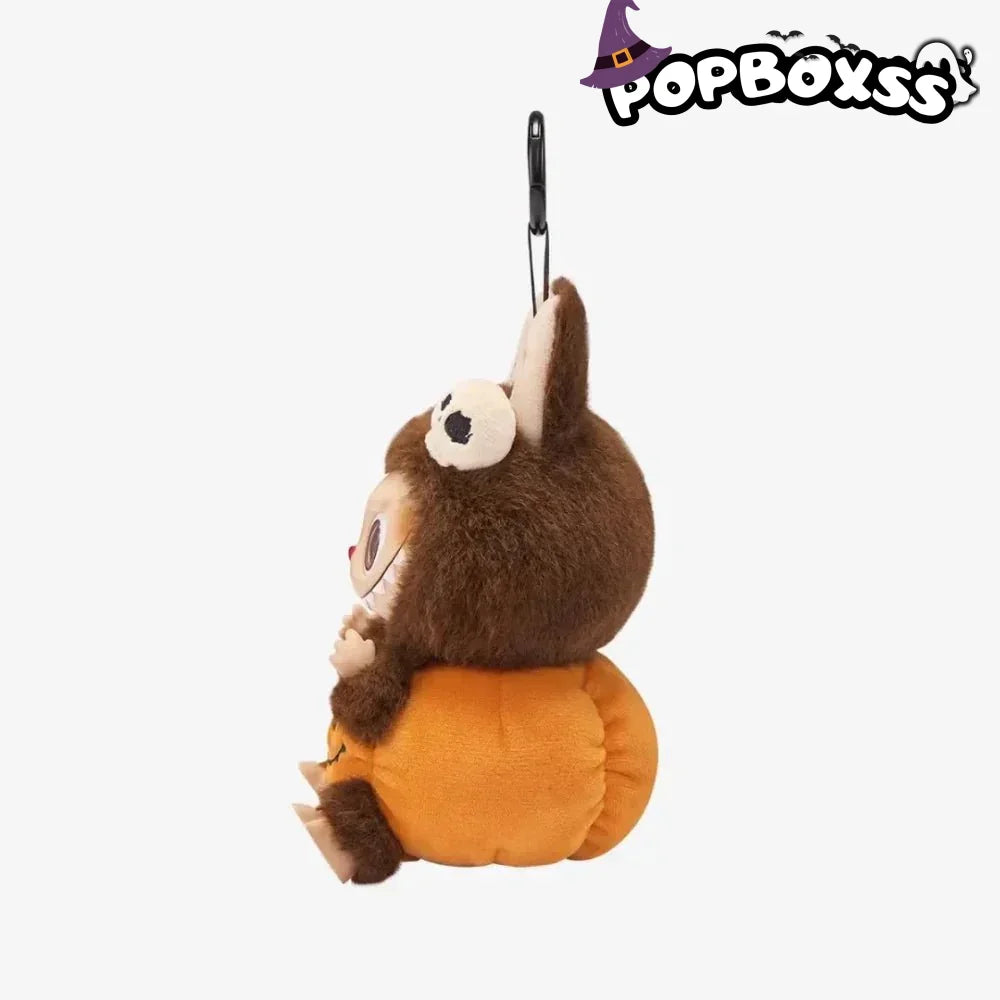LABUBU Happy Halloween Party Series - Sitting Pumpkin Vinyl Plush Pendant - POP BOX