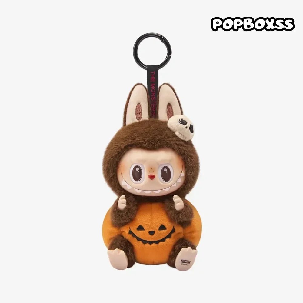 LABUBU Happy Halloween Party Series - Sitting Pumpkin Vinyl Plush Pendant - POP BOX