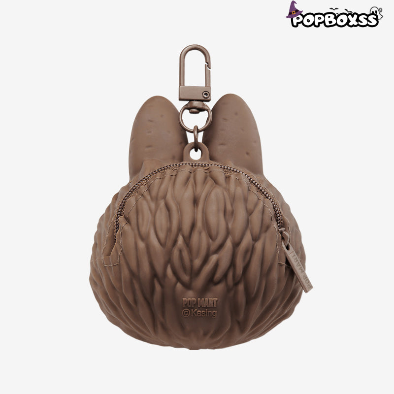 LABUBU Originals-Brown Silicone Earphone Bag