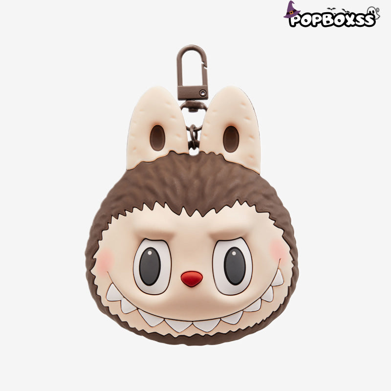 LABUBU Originals-Brown Silicone Earphone Bag