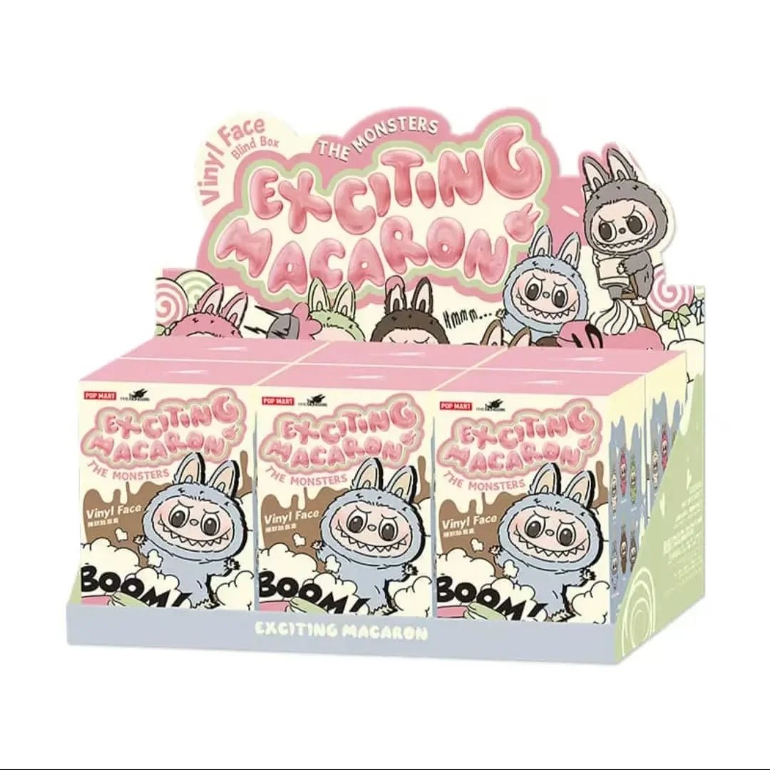Labubu The Monsters Exciting Macaron Series Plush Pendant Blind Box - POP BOX
