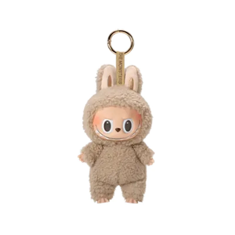 Labubu The Monsters Exciting Macaron Series Plush Pendant Blind Box Confirmed Design (Toffee)*1 Box POP MART