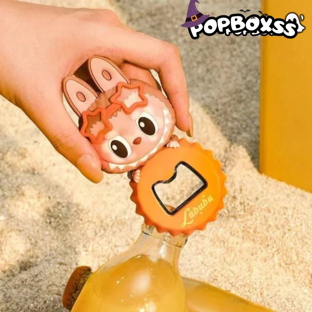 Labubu The Monsters Jump Into Summer Series Bottle Opener Fridge Magnet - POP BOX