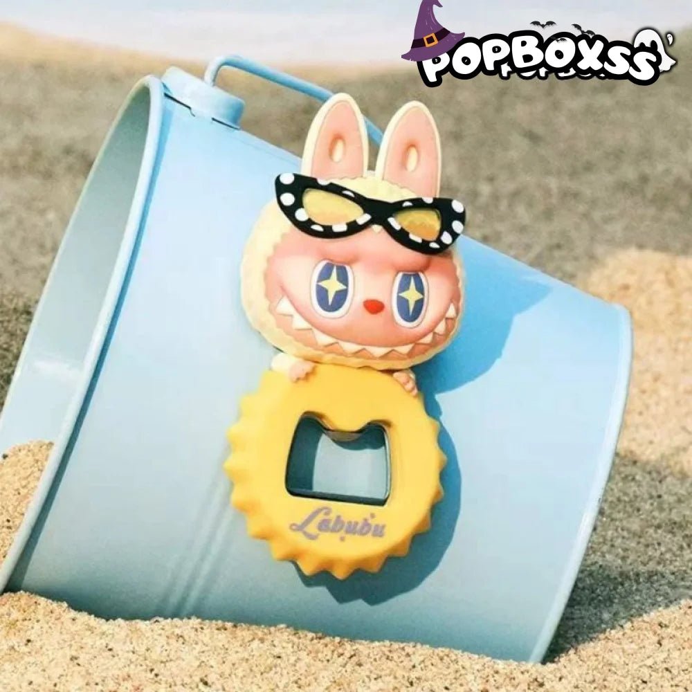 Labubu The Monsters Jump Into Summer Series Bottle Opener Fridge Magnet - POP BOX