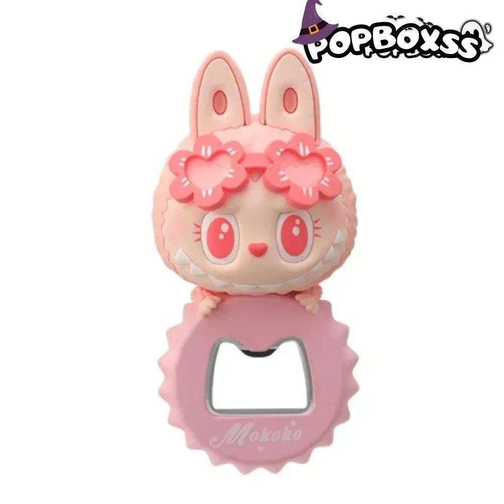 Labubu The Monsters Jump Into Summer Series Bottle Opener Fridge Magnet - POP BOX