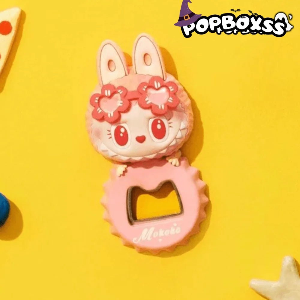 Labubu The Monsters Jump Into Summer Series Bottle Opener Fridge Magnet - POP BOX