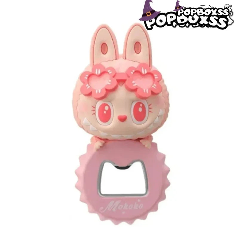 Labubu The Monsters Jump Into Summer Series Bottle Opener Fridge Magnet - POP BOX