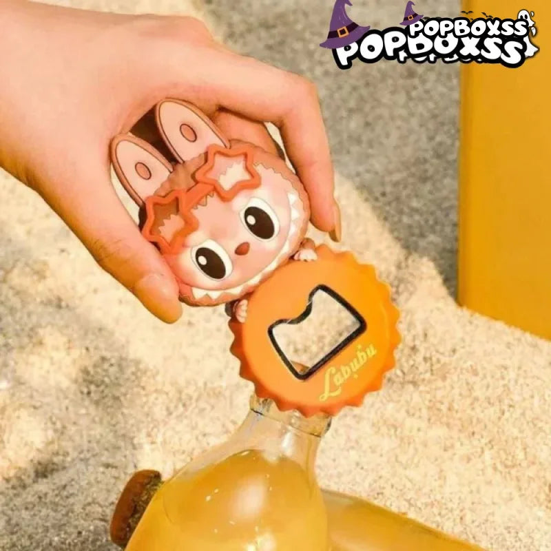Labubu The Monsters Jump Into Summer Series Bottle Opener Fridge Magnet - POP BOX