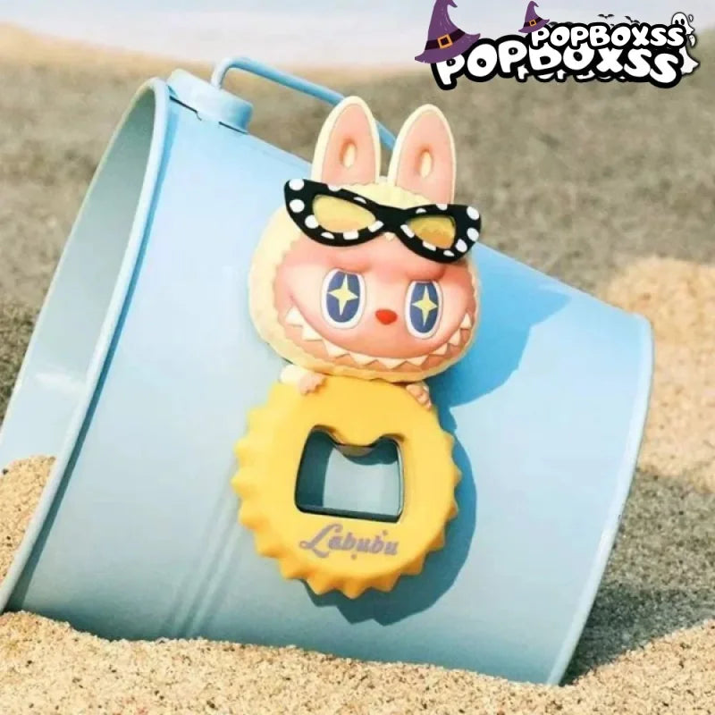Labubu The Monsters Jump Into Summer Series Bottle Opener Fridge Magnet - POP BOX