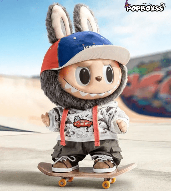 Labubu The Monsters x Vans Oldskool Monsters Forever Vinyl Plush Doll - POP BOX