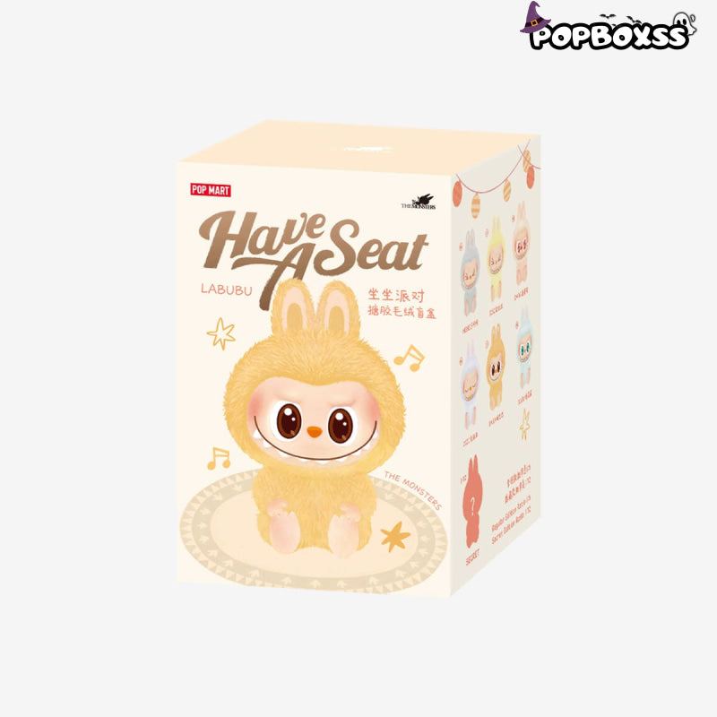 Labubu V2 Have a Seat Blind Box Single Box (Random) Plush Toys