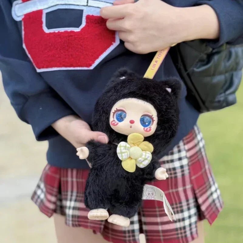 Liila's Lucky Cat Series Midnight Blackcurrant Plush Doll. Limited Edition - POP BOX