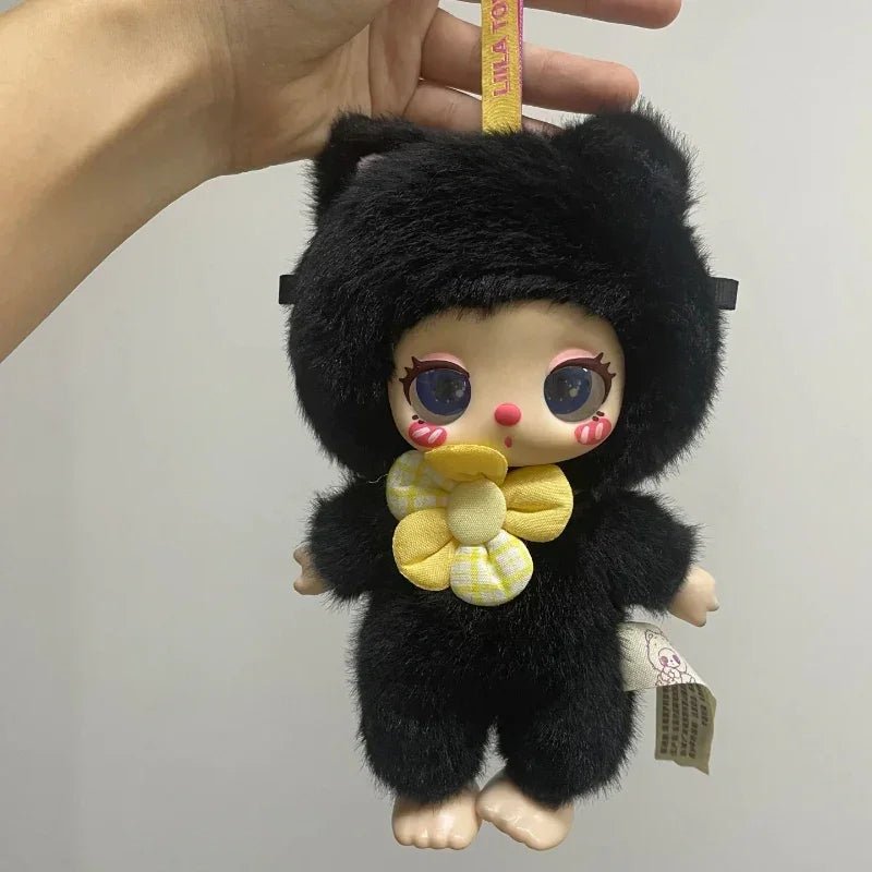 Liila's Lucky Cat Series Midnight Blackcurrant Plush Doll. Limited Edition - POP BOX