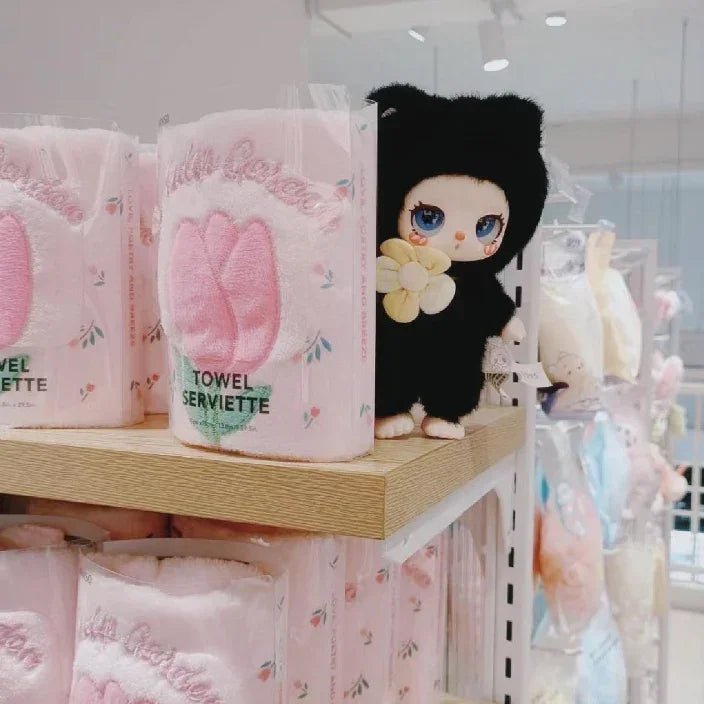 Liila's Lucky Cat Series Midnight Blackcurrant Plush Doll. Limited Edition - POP BOX