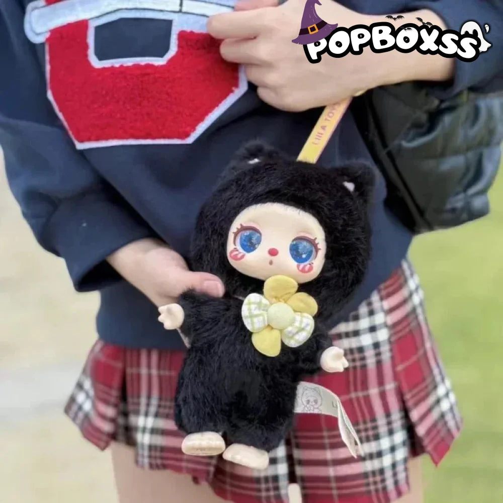 Liila's Lucky Cat Series Midnight Blackcurrant Plush Doll. Limited Edition - POP BOX