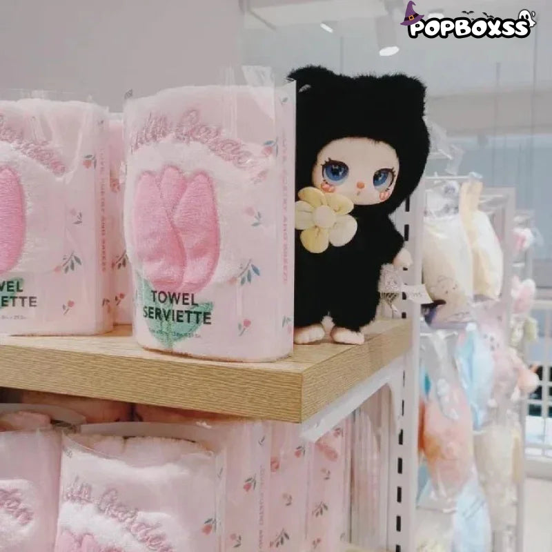 Liila's Lucky Cat Series Midnight Blackcurrant Plush Doll. Limited Edition - POP BOX