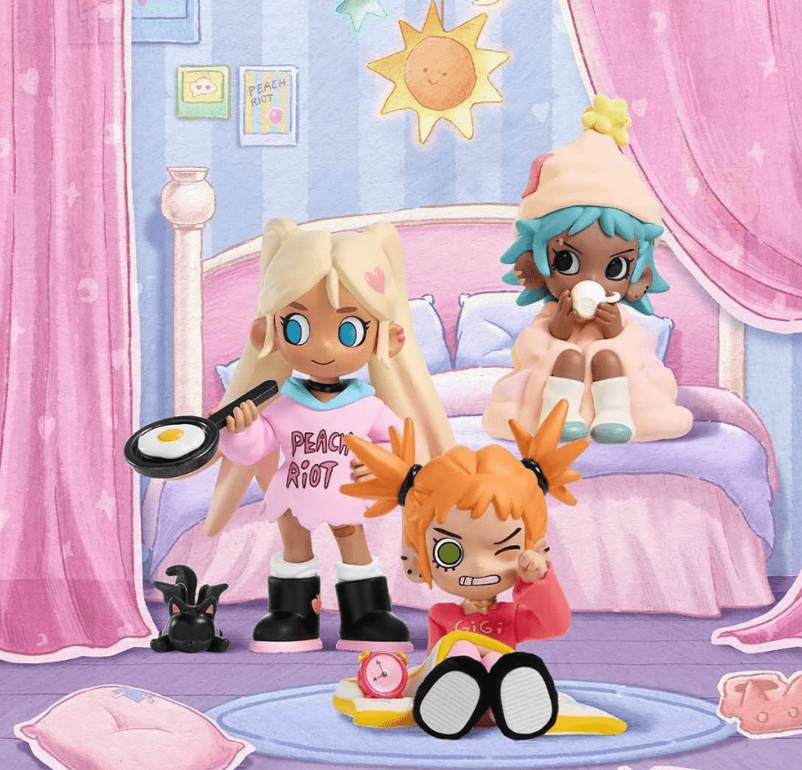 Lil Peach Riot Sleepover Series Figures, Blind Box - POP BOX