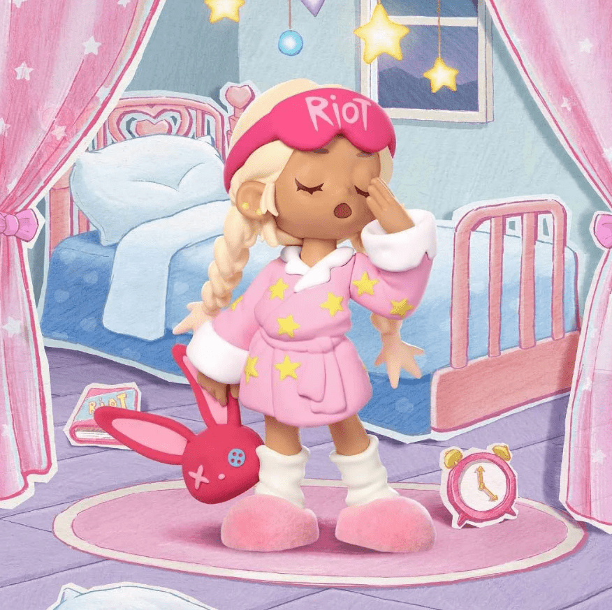 Lil Peach Riot Sleepover Series Figures, Blind Box - POP BOX