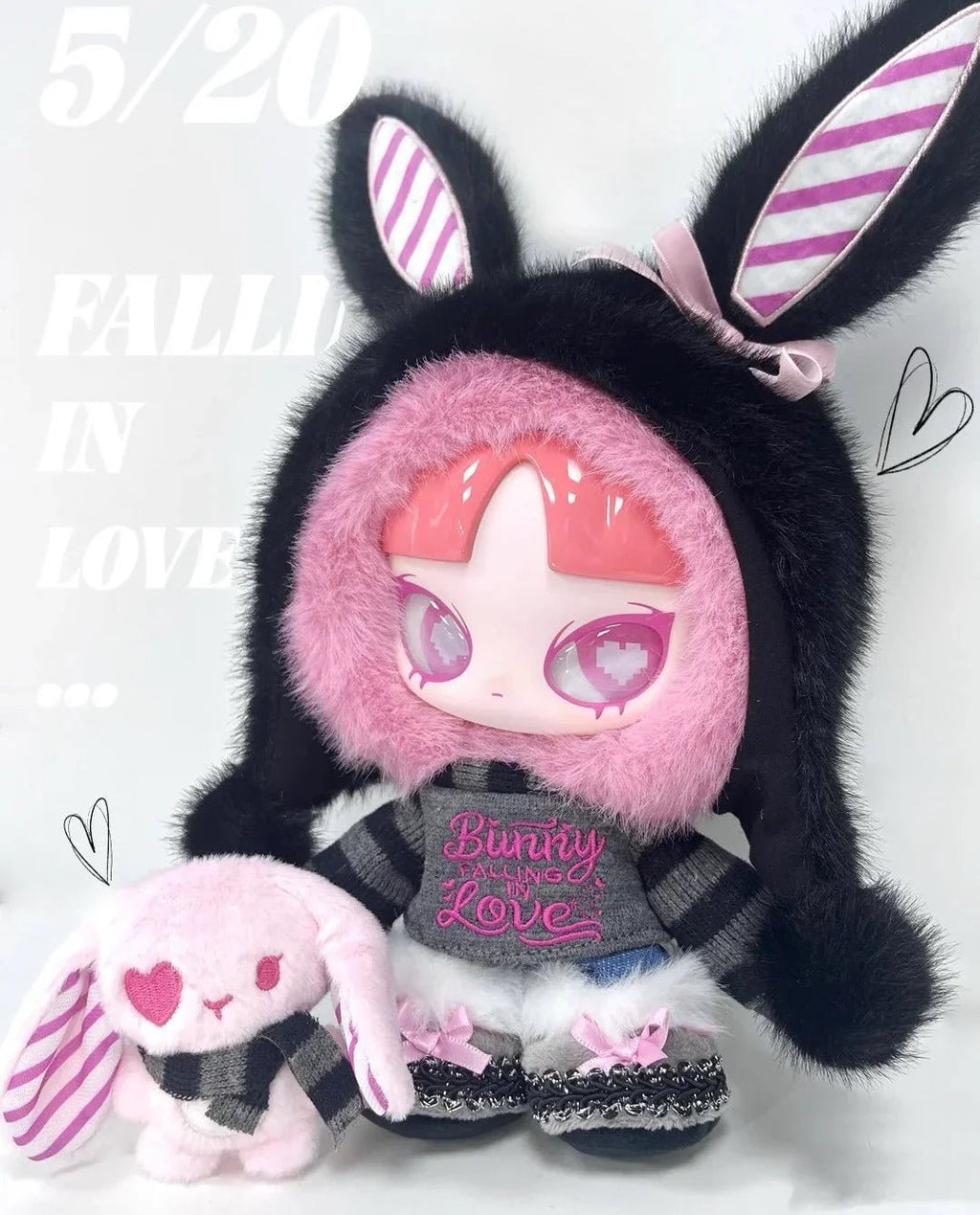 Limited INN'S 520 Bunny Falling in LOVE Plush Dolls - POP BOX