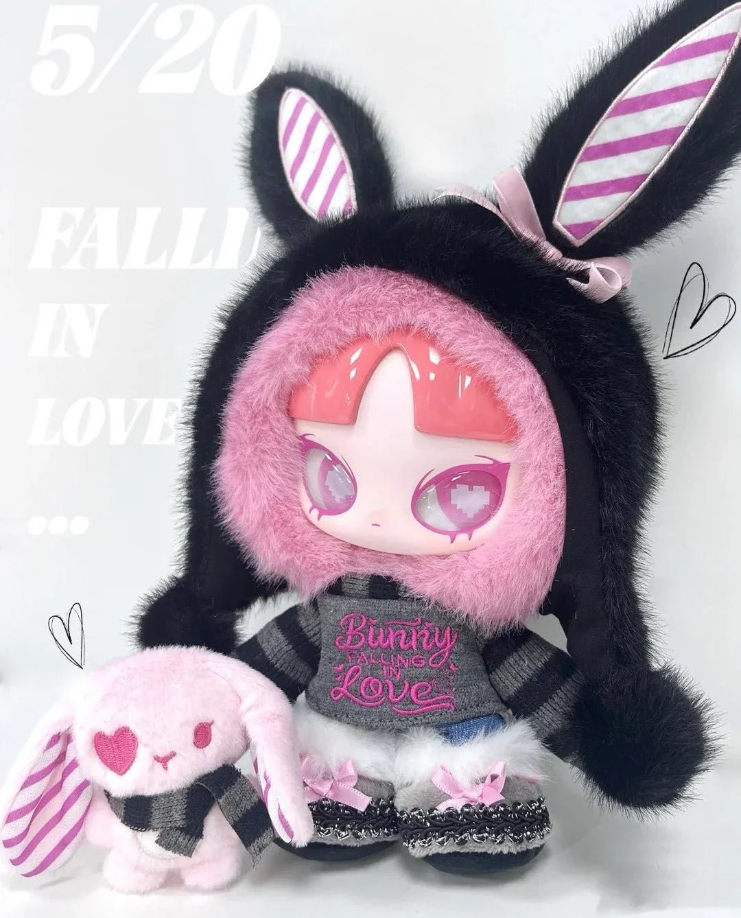 Limited INN'S 520 Bunny Falling in LOVE Plush Dolls - POP BOX