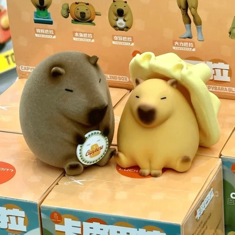 Luck Moai Capybara Series Figures. Blind Box - POP BOX