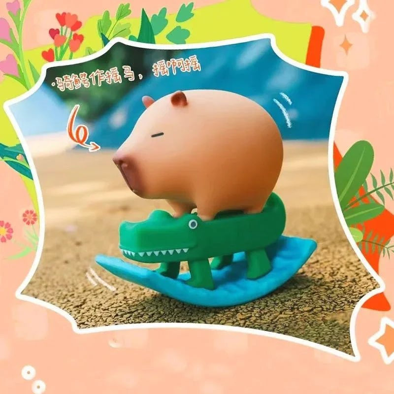 Luck Moai Capybara Series Figures. Blind Box - POP BOX