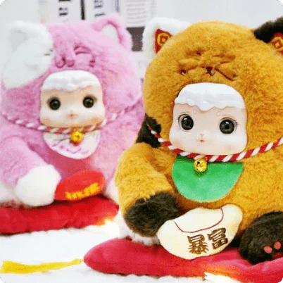 Lucky Meow Series Plush Doll. Blind Box - POP BOX