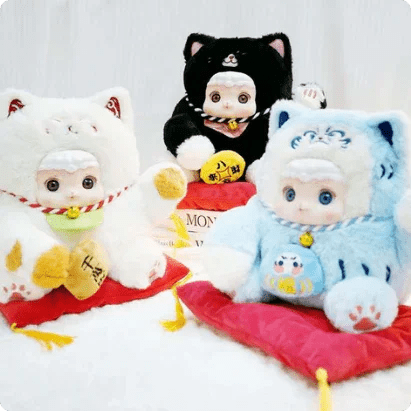 Lucky Meow Series Plush Doll. Blind Box - POP BOX