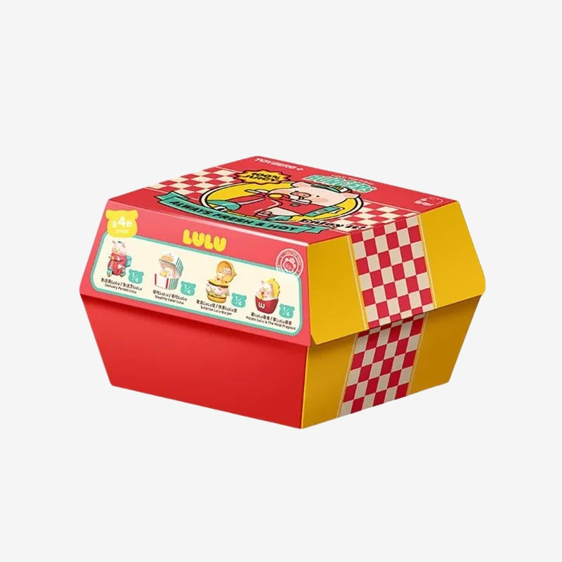 LuLu the Piggy Burger Express Movable Series Figures Blind Box 1 BOX