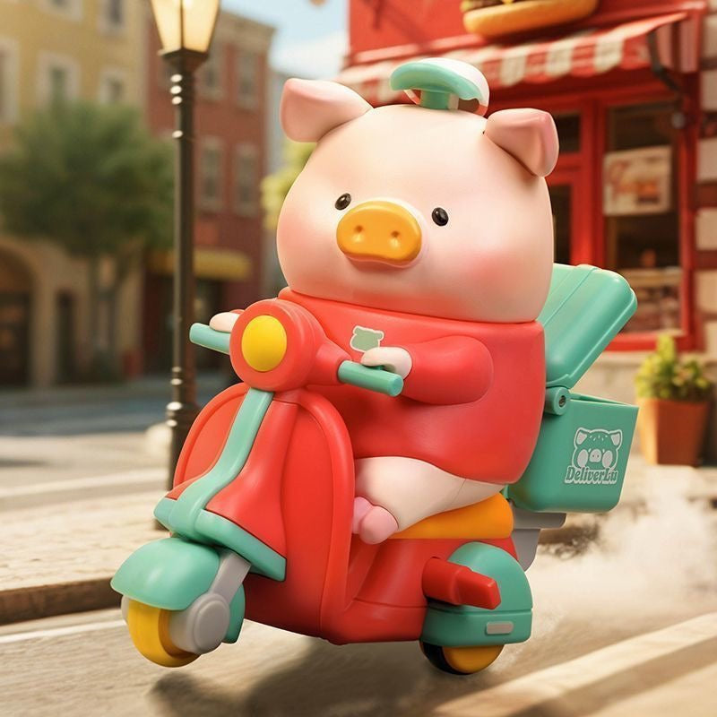 LuLu the Piggy Burger Express Movable Series Figures, Blind Box - POP BOX