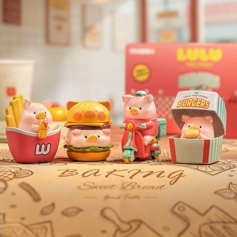 LuLu the Piggy Burger Express Movable Series Figures Blind Box