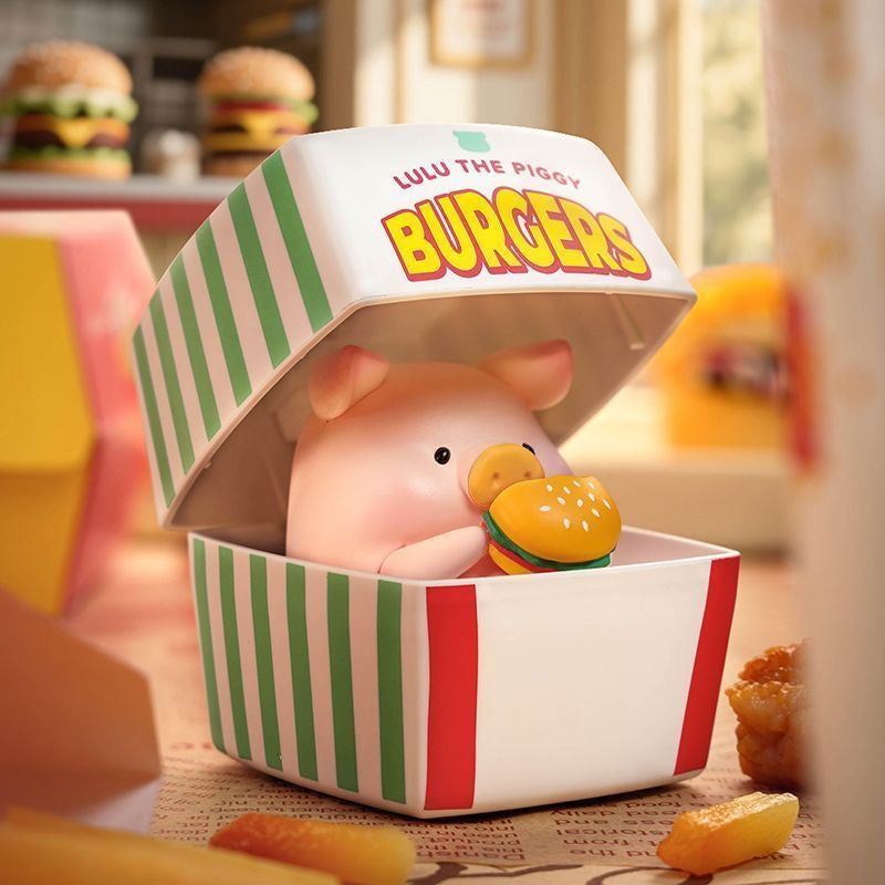 LuLu the Piggy Burger Express Movable Series Figures Blind Box