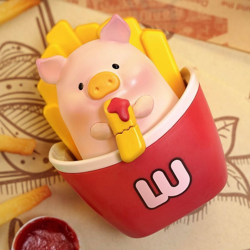 LuLu the Piggy Burger Express Movable Series Figures Blind Box