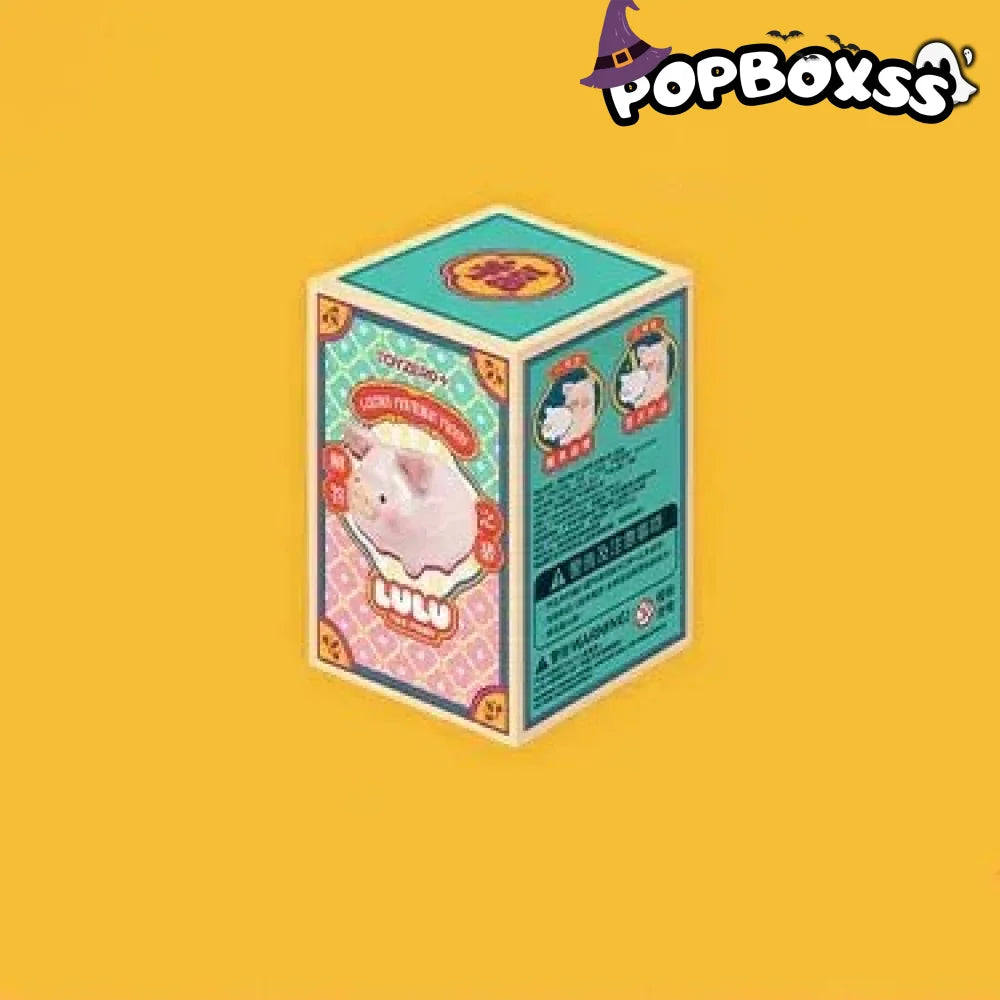 LuLu The Piggy Lucky Fortune Piggy Series Figures. Blind Bag - POP BOX