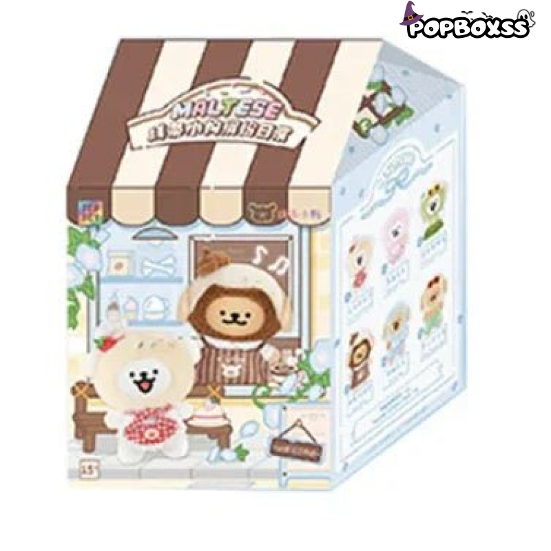 Maltese Colorful Daily Life Series Plush Pendant Dolls. Blind Box - POP BOX