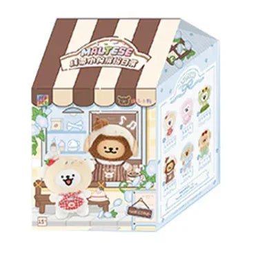 Maltese Colorful Daily Life Series Plush Pendant Dolls. Blind Box - POP BOX