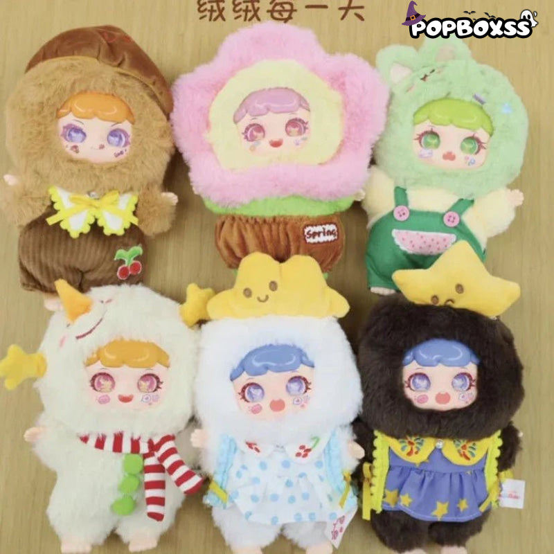 MANCHAO Mischievous Imp Rongrong Everyday Series Plush Dolls. Blind Box - POP BOX