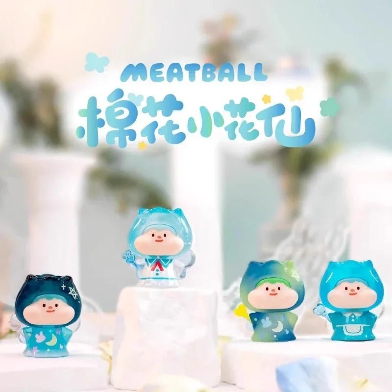 Meatball Cotton Fairy Mini Beans Series Figures. Blind Box - POP BOX