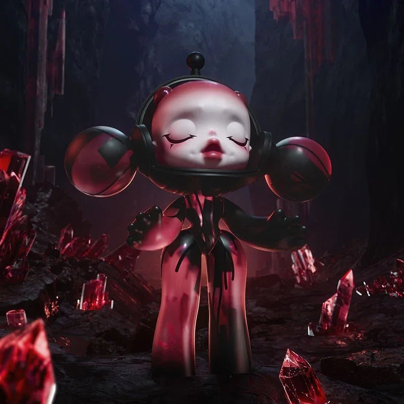 MEGA α SKULLPANDA 1000% 400% Red Crystal - POP BOX