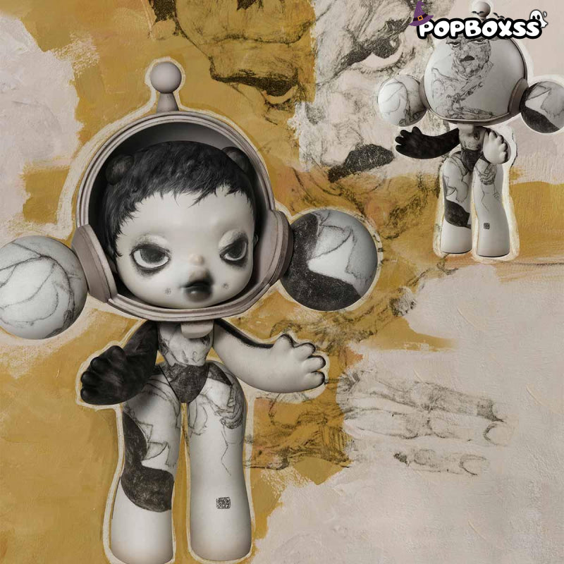 MEGA α SKULLPANDA 400% & 1000% Egon Schiele - POP BOX
