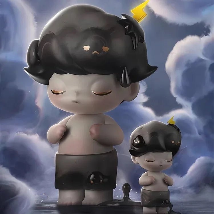 MEGA JUST DIMOO 400% Thundershower Series PVC Figure - POP BOX