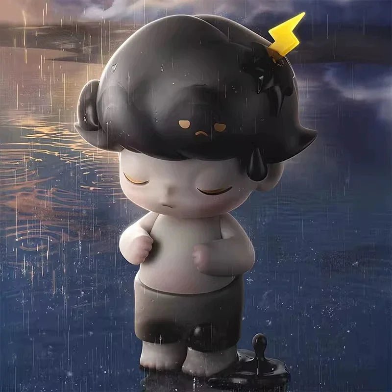 MEGA JUST DIMOO 400% Thundershower Series PVC Figure - POP BOX