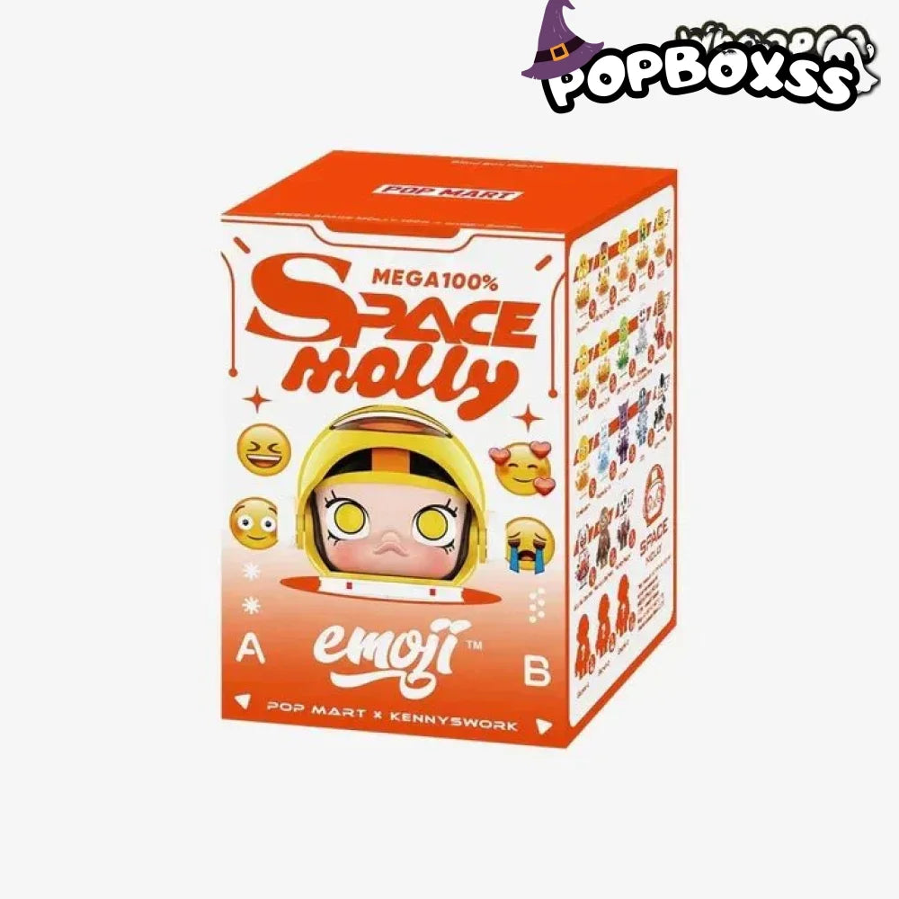 MEGA SPACE MOLLY 100% × emoji？ Series Figures. Blind Box - POP BOX