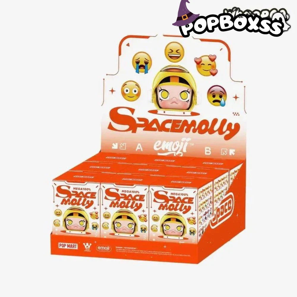 MEGA SPACE MOLLY 100% × emoji？ Series Figures. Blind Box - POP BOX